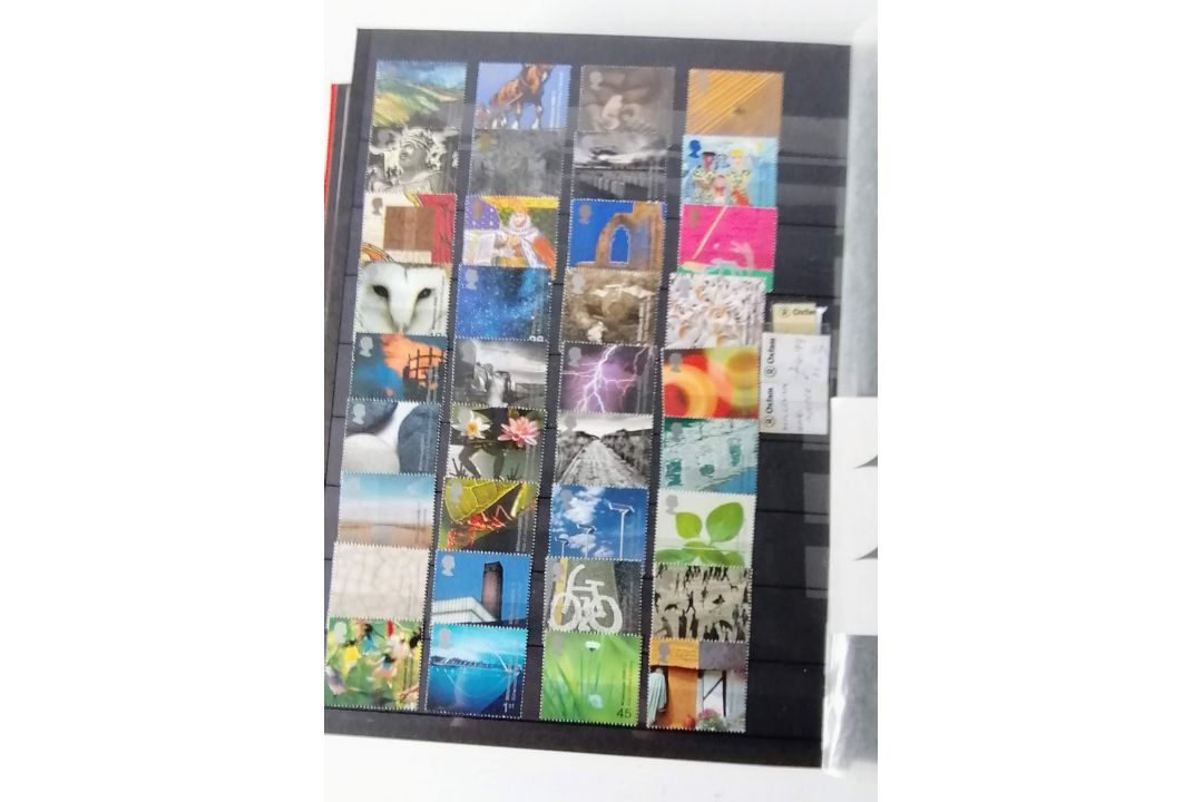 A large collection of 20th century stamps in six albums the greatest numbers from UK, Canada, - Image 92 of 146