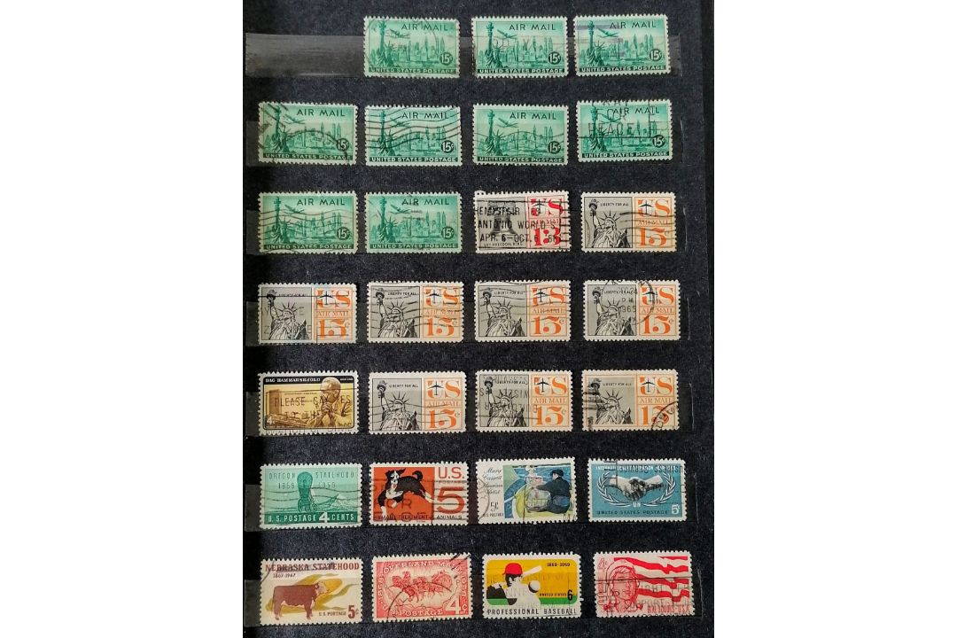 A large collection of 20th century stamps in six albums the greatest numbers from UK, Canada, - Image 19 of 146