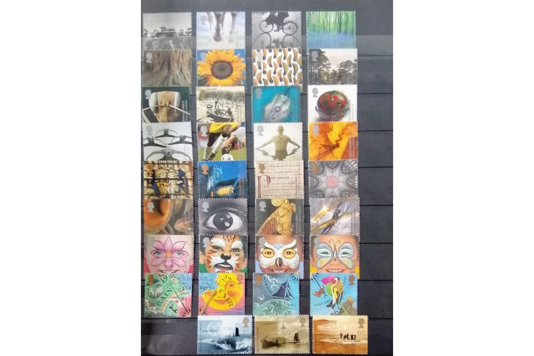 A large collection of 20th century stamps in six albums the greatest numbers from UK, Canada, - Image 93 of 146