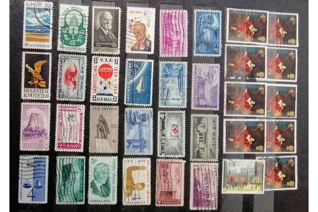 A large collection of 20th century stamps in six albums the greatest numbers from UK, Canada, - Image 132 of 146