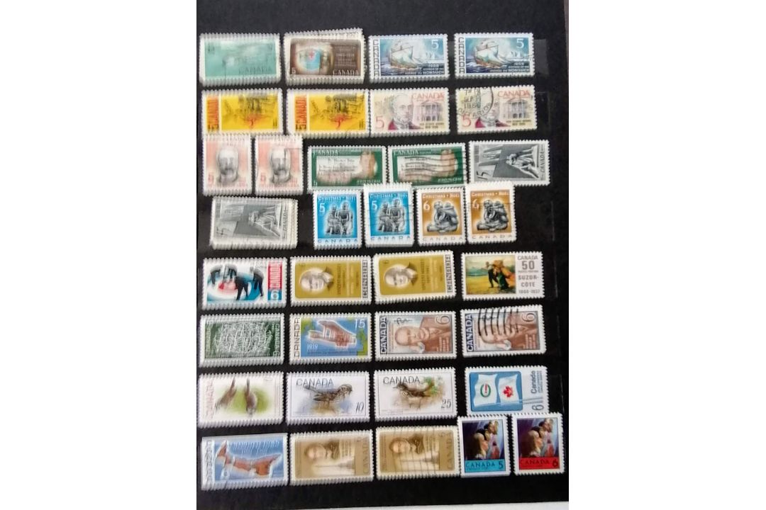 A large collection of 20th century stamps in six albums the greatest numbers from UK, Canada, - Image 141 of 146
