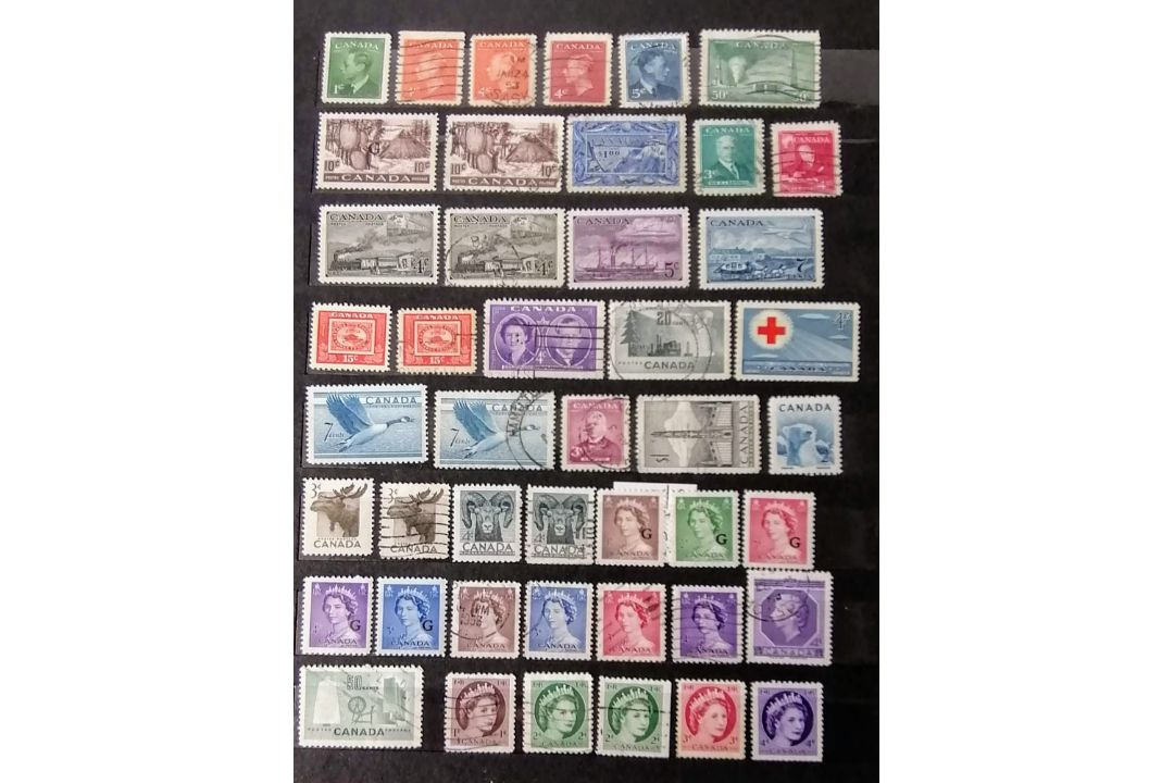 A large collection of 20th century stamps in six albums the greatest numbers from UK, Canada, - Image 136 of 146