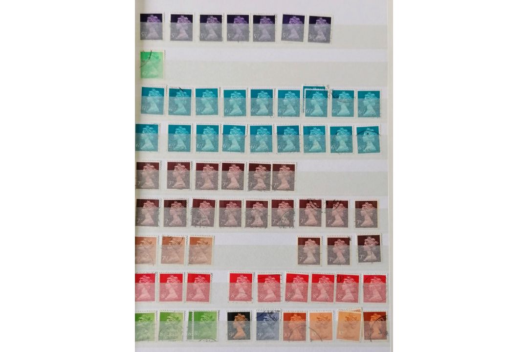 A large collection of 20th century stamps in six albums the greatest numbers from UK, Canada, - Image 36 of 146