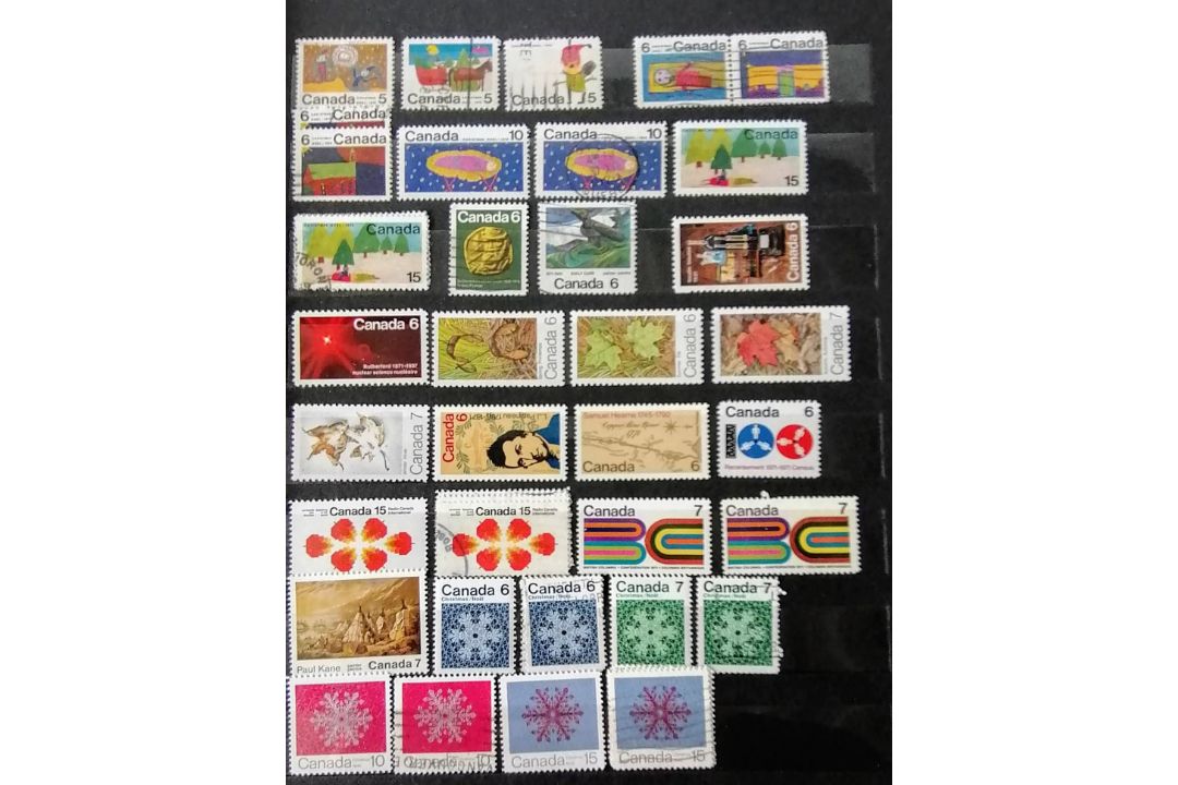 A large collection of 20th century stamps in six albums the greatest numbers from UK, Canada, - Image 143 of 146