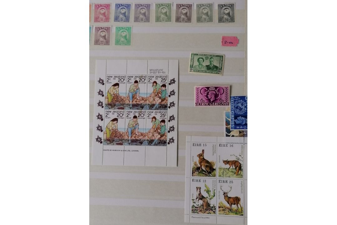 A large collection of 20th century stamps in six albums the greatest numbers from UK, Canada, - Image 26 of 146