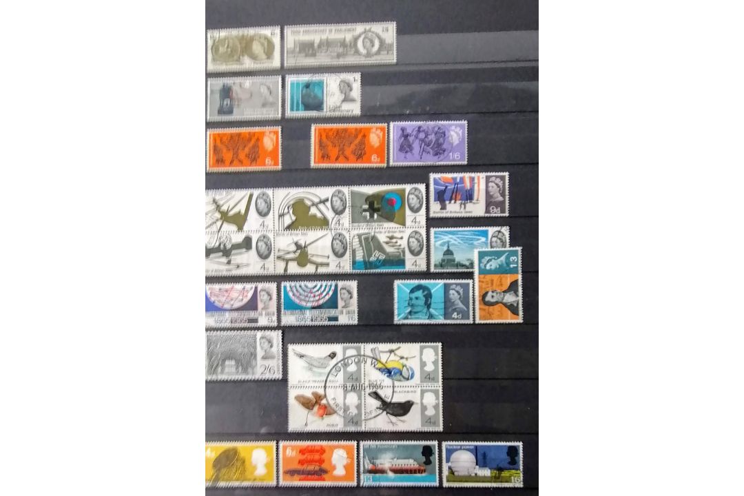 A large collection of 20th century stamps in six albums the greatest numbers from UK, Canada, - Image 106 of 146
