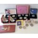 The Royal Mint Queen Elizabeth II Collection 1972-1981, four silver proof crowns, boxed with - Image 1 of 2