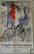 Marc Chagall, 'Chagall Méditerrenéen', poster for exhibition of photographs by Bill Wyman, printed