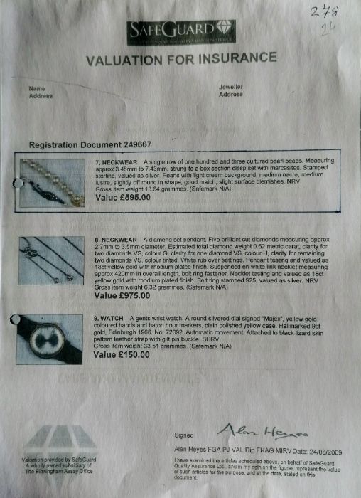 An Art Deco single row of one hundred and three graduated cultured pearls measuring 3.45mm to 7.43mm - Image 2 of 3