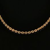 Ankerkette, 750/18K Gelbgold (punziert und getestet), 4,4g, Ringverschluss, Länge 46cm