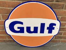 Metal Gulf Sign
