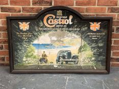 Original Framed Castrol Wakefield Poster A/F