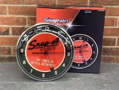 Snap On Tools Boxed Wall Clock