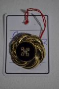 Schaumgoldbrosche Trauerschmuck