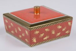 Quadratische Deckeldose  BULGARI 