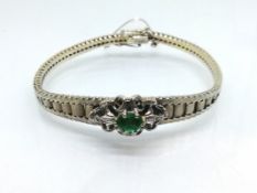 Smaragd Damenarmband