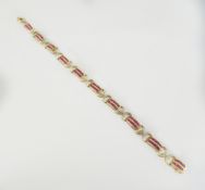 Brillant Rubin Armband