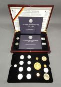 Sammlung Silber-Münzen "130 Jahre Deutsche Mark 1871-2001"