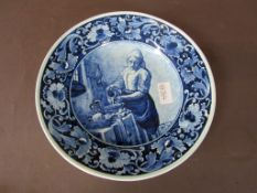 Teller Delft antik