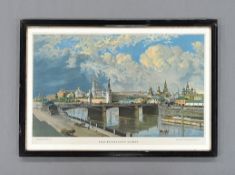 SCHEGLOV, T. T.: Ansicht des Kremls in Moskau