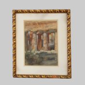 SCHILL, Adolf: Die Ruine eines griechischen Tempels