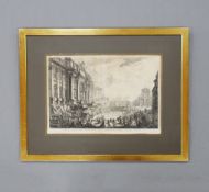 PIRANESI, GiovannI Baptista: Veduta della vasta Fontana die Trevi….