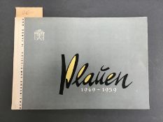 "Gemeinsame Kommision 10 Jahre DDR", Plauen v. 1949-1959, Darst. u. Beschr. der führenden Betr.