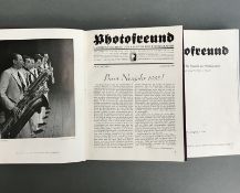 "Photofreund" gebundene Ausgabe, Halbmonatsschrift f. Freunde d. Photographie, Fr. Willy