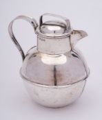 A George V silver Jersey style cream jug, maker J Collyer & Co Ltd,