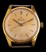 Zenith, an 18 carat gold automatic wristwatch,: numbered 693511,