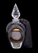 A Lalique Cristal scent bottle Sheherazade: from the Flacon Collection edition 2008,