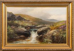 George Henry Jenkins [1843-1914]- Dartmoor Fishermen; Drover on The Moor,:- two,