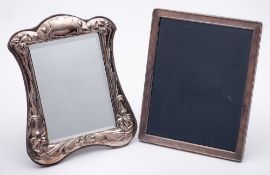 An Elizabeth II silver photograph frame, maker RBB, London,