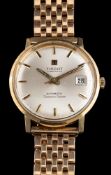 Tissot, Visodate, Seastar Seven, an automatic wristwatch,: the silvered dial with baton numerals,