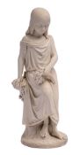 A Copeland parian figure of Victoria,