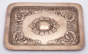An Edward VII silver tray/cover, maker C.