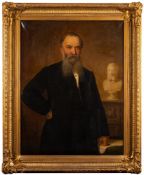Attributed to Edmund Wodick [1817-1886]- Portrait of Robert Harlow Jnr,