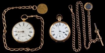 Alex Purvis, an 18 carat gold open face pocket watch,
