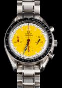 Omega, Speedmaster, Schumacher, an automatic chronograph wristwatch,