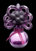 A Lalique Cristal scent bottle Amethyst: sealed with contents and with presentation box.