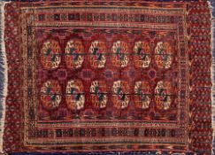 A Turkoman rug:,