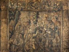 A Franco-Flemish verdure tapestry, first half 17th century,