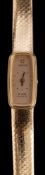 Omega, De Ville, a 9 carat gold quartz wristwatch,