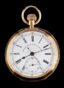 Russells Keyless Lever Chronograph,