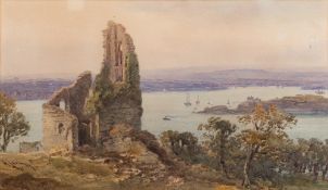 Alfred Leyman [1856-1933]- Mount Edgcombe, Plymouth; Chideock:- two both signed watercolours,