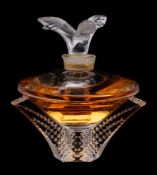 A Lalique Cristal scent bottle Cascade: from the Flacon Collection edition 2010,