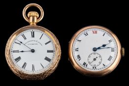 Schierwater & Lloyd, an open face pocket watch,