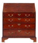 A 19th Century mahogany bureau:,