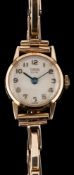 Tudor, a 9 carat gold wristwatch,