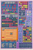 * Eduardo Paolozzi [1924-2005]- Multi-Channel Prototype,:- screenprint,